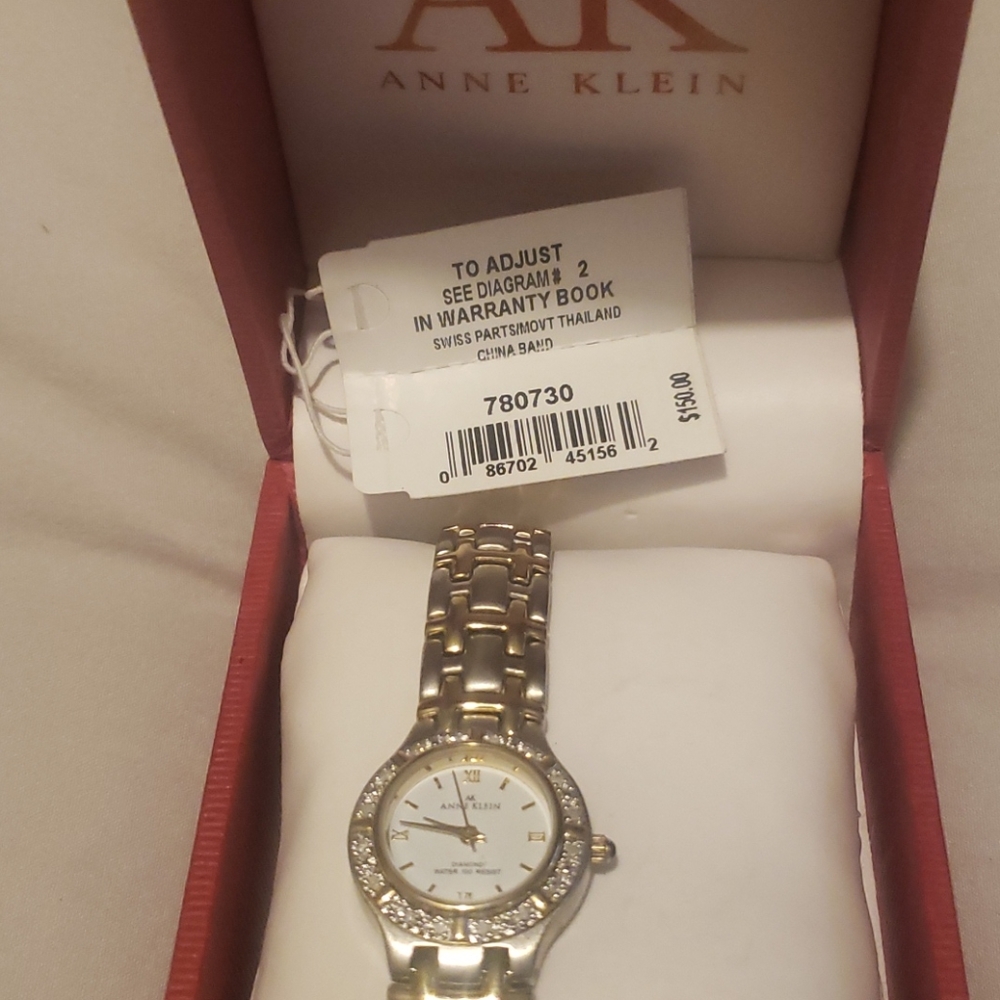 Anne Klein Geniune Diamond Watch